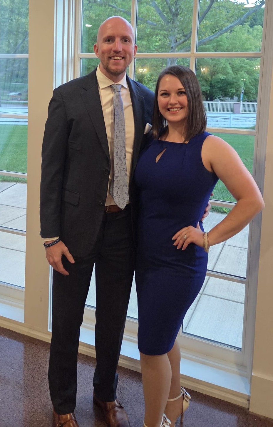 Scottie Brown with his wife Morgan